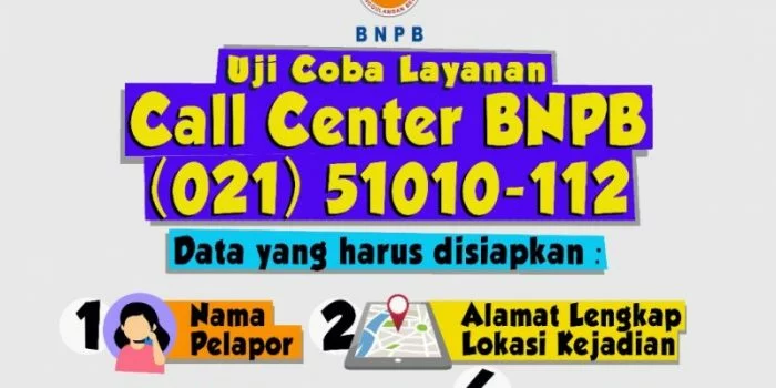 Pusdalops BNPB Luncurkan Uji Coba Operasional Call Center 24 Jam