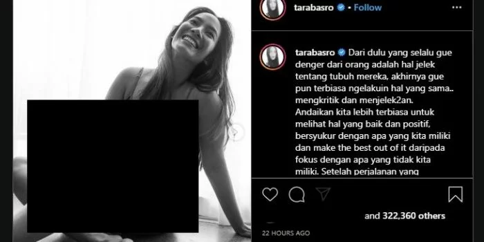 Pro Kontra Foto Tara Basro, Menkominfo: Namanya juga Seni