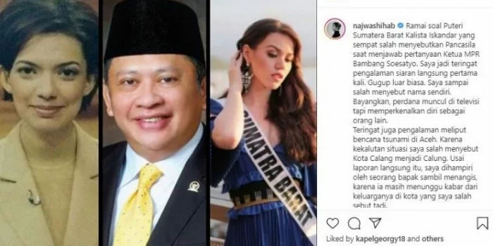 Bela Kalista Iskandar, Najwa Shihab Singgung saat Bamsoet Dilantik jadi Ketua DPR