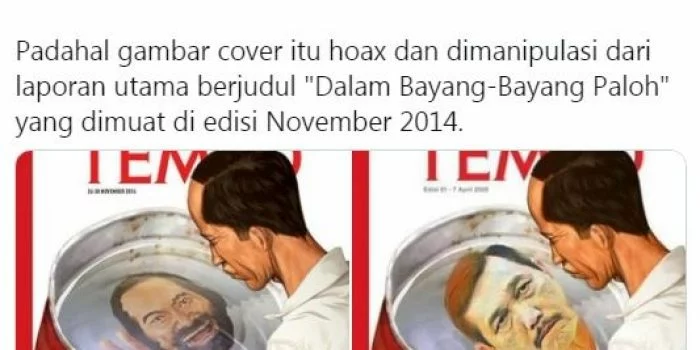 "Dalam Bayang-Bayang Luhut” Sampul Majalah Tempo: Hoaks