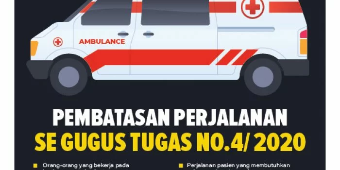 Pembatasan Perjalanan SE Gugus Tugas No.4/ 2020