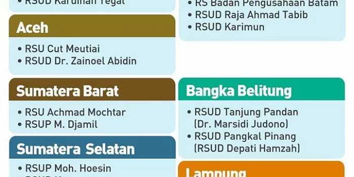 Rumah Sakit Rujukan Infeksi Virus Corona di Indonesia