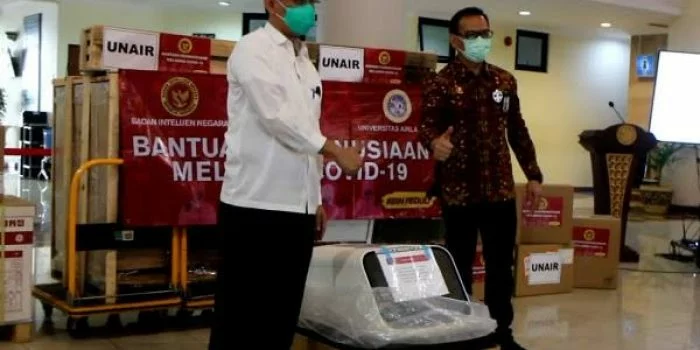 BIN Bantu Unair Alat Laboratorium Canggih untuk Penelitian Covid-19