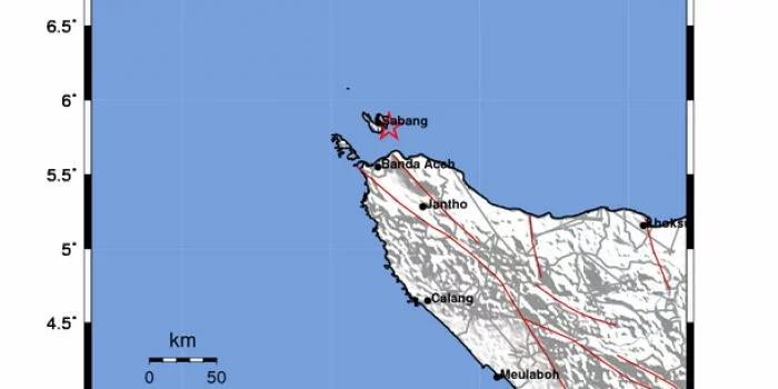 Gempa Hari Ini Guncang Sabang Aceh Bermagnitudo 3,1