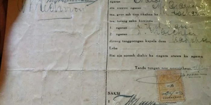 Arsip Surat Nikah dan Akta Cerai Soekarno dan Inggit Garnasih Dijual, Ini Reaksi Dispusip Kota Bandung