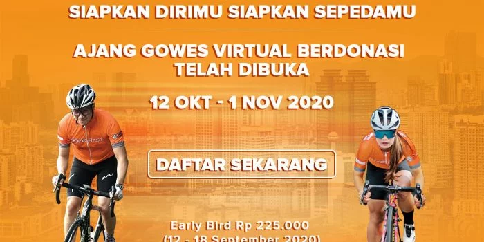 FibreFirst Gelar Ajang Gowes Virtual Terbesar di Indonesia