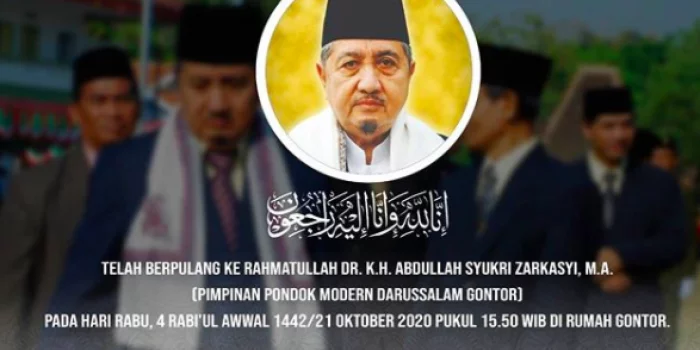 Innalillah...KH Abdullah Syukri Zarkasyi Gontor Meninggal Dunia