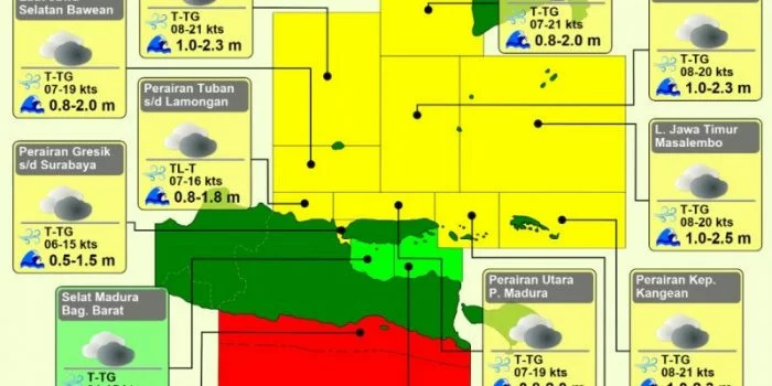 BMKG Prediksi Hujan Deras Disertai Angin Kencang di Sejumlah Wilayah Jawa Timur