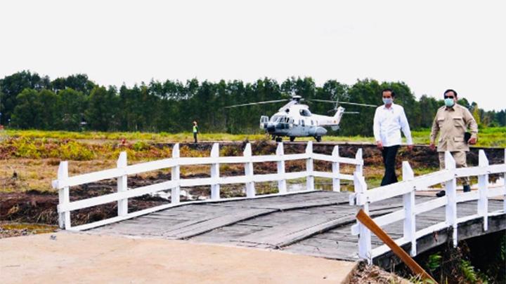 Jokowi Tinjau Lumbung Pangan di Kalimantan Tengah, Istana Bantah Hindari Aksi BEM SI