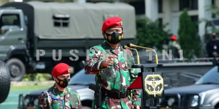 Sidak di 3 Mako Pasukan Khusus, Panglima TNI: Komando..., Komando