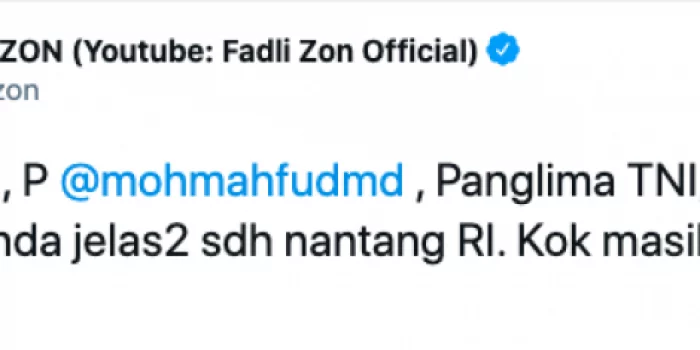 Benny Wenda Deklarasikan Republik Papua Barat, Fadli Zon: Jokowi, Mahfud MD, Panglima TNI, Kapolri Kok Masih Sibuk Urus HRS