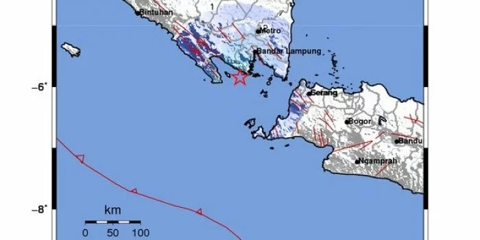 Gempa Guncang Selat Sunda Ini Dirasakan Hingga Bandar Lampung