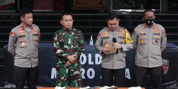 Polisi Pastikan Senpi Rakitan Kaliber 9mm Milik Pengawal HRS