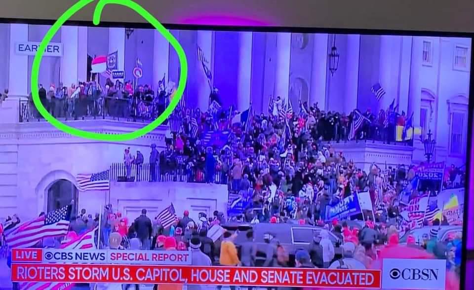 Bendera Merah Putih di Rusuh Capitol Hill, Ini Penjelasan KBRI