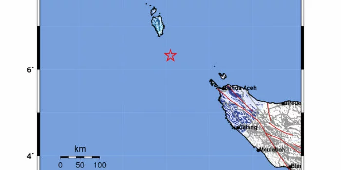 Sabang Diguncang Gempa Magnitudo 5 SR