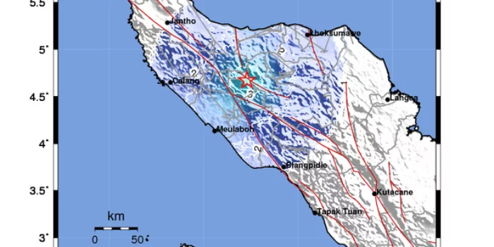 Gempa Magnitudo 4,5 Guncang Aceh