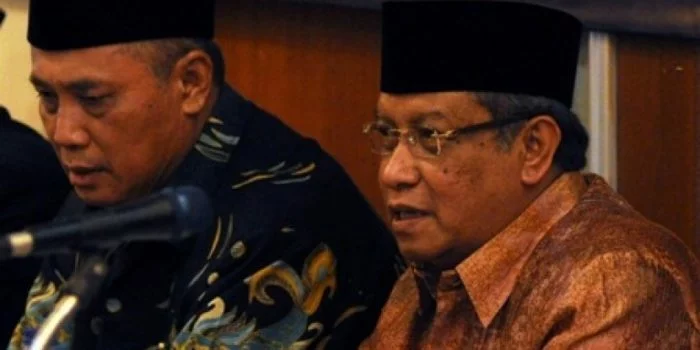 Ketua Umum PBNU KH Said Aqil Siroj dan As'ad Said Ali Foto: pbnu