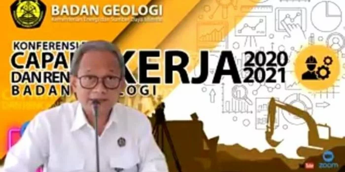 Kepala Badan Geologi Eko Budi Lelono (Tangkapan layar YouTube Badan Geologi Channel)