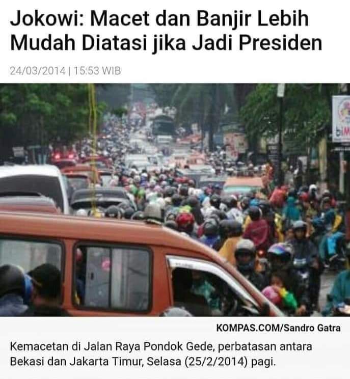 Ingat Janji Jokowi Terkait Banjir, Jangan Heran Kalau Ada Yang Dorong Nambah Satu Periode Lagi