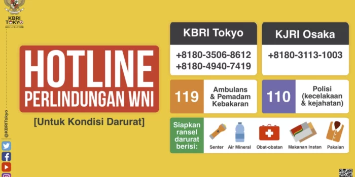 Ada 540 WNI di Fukushima, KBRI di Tokyo Sediakan Layanan Telepon, Ini Kontaknya