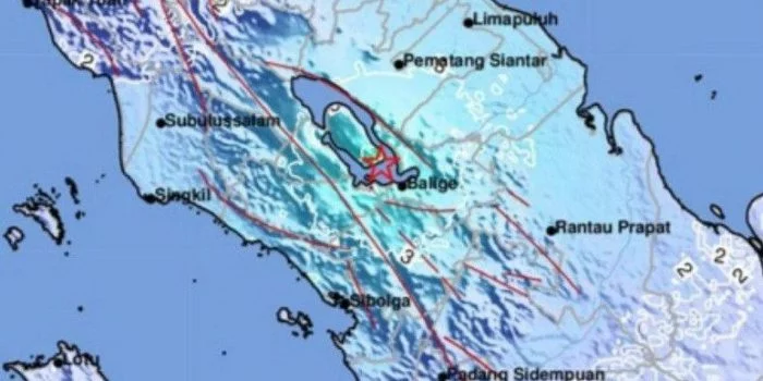 Toba Diguncang Gempa Bumi Tektonik Magnitudo 5,0