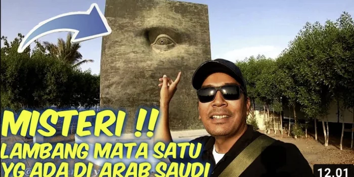 Ada Patung Lambang Mata Satu 'Dajjal' di Arab Saudi