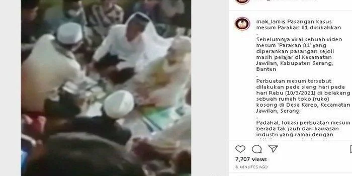 Video Akad Nikah Kedua Pemeran ‘Parakan 01’, Ternyata Tidak Benar