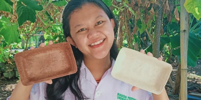 Mahasiswa Asal Kuningan Ubah Limbah Kulit Durian Jadi Biodegradable Foam, Dosen UGJ: Kemasan Makanan Ramah Lingkungan