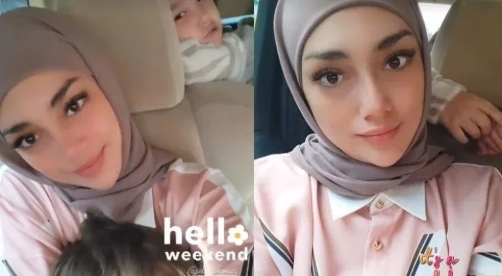 Beredar fotonya Berhijab, Benarkah Celine Evangelista Mualaf?