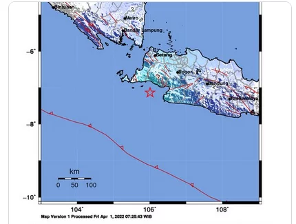 Gempa Terkini: Berkekuatan 5,1 M Guncang Banten sampai Jakarta