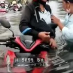 Tanggul Jebol, Banjir Rob rendam Pelabuhan Tanjung Emas Semarang