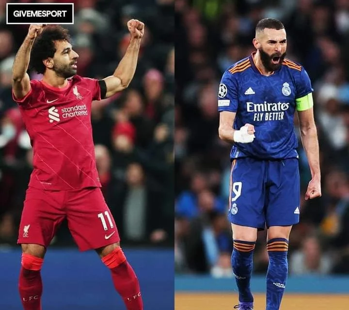 Final Champions League: Rivalitas Moh Salah vs Benzema