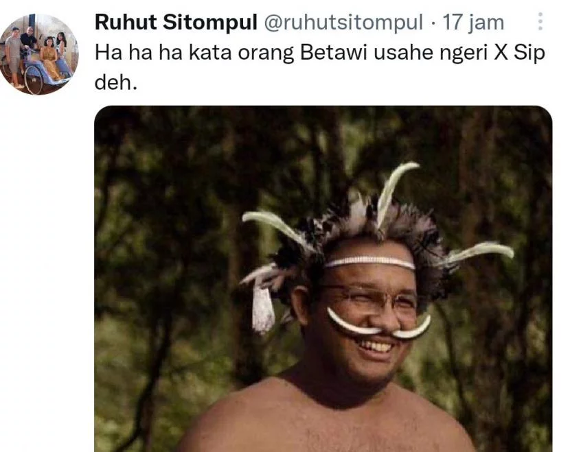 Unggah Meme Anies Baswedan Pakai Baju Adat Papua, Ruhut Sitompul Dipolisikan