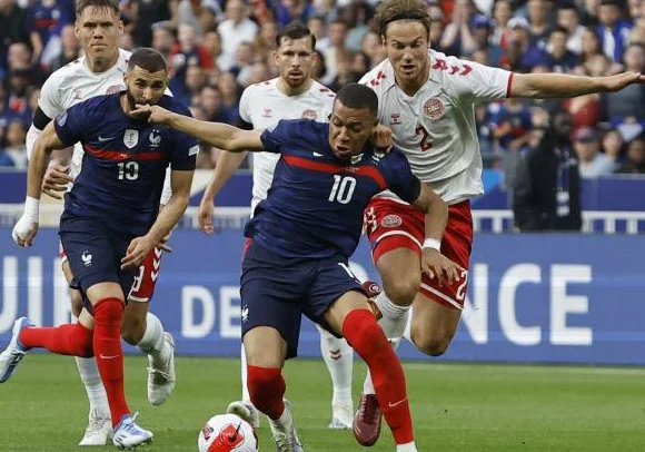 Hasil Prancis vs Denmark: Prancis Kalah 1-2, Benzema Cetak Gol