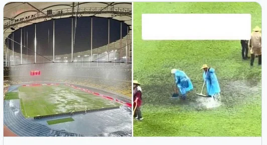 Viral Stadion Bukit Jalil Banjir, Jelang Malaysia vs Bangladesh