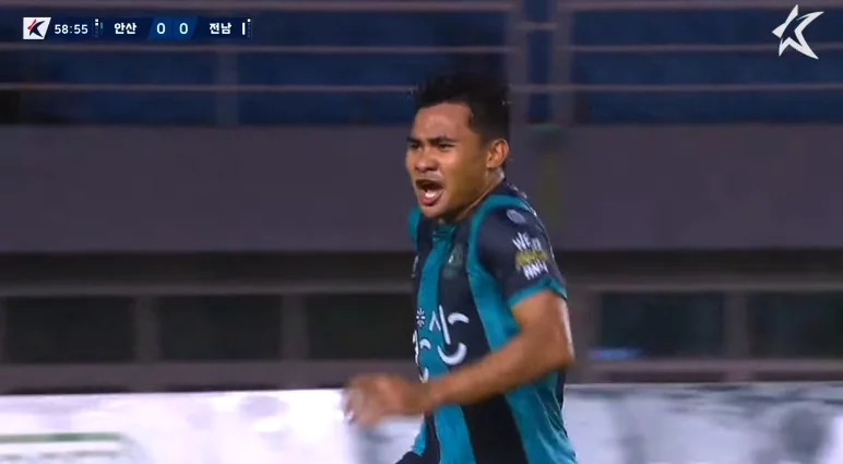 Asnawi Mangkualam Sumbang Gol, Ansan Greeners Menang Atas Jeonnam Dragons