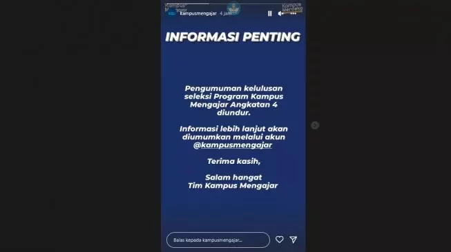 Pengumuman Kampus Mengajar Angkatan 4 Diundur, Masih Bisa Lakukan Hal Ini