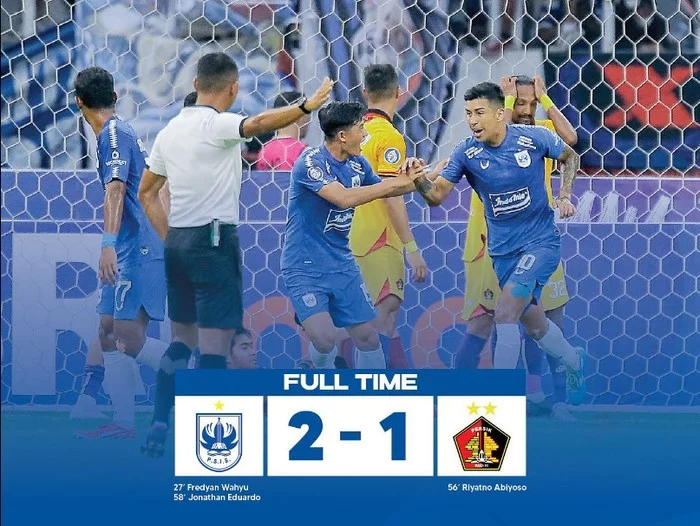 Hasil Liga 1: PSIS Semarang Raih Kemenangan atas Persik