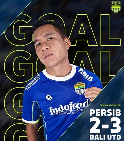 Hasil Persib Bandung vs Bali United, Persib Kalah 3-2 dari Bali United