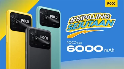 Poco C40 Harga Rp 1 Jutaan Ram 4 GB