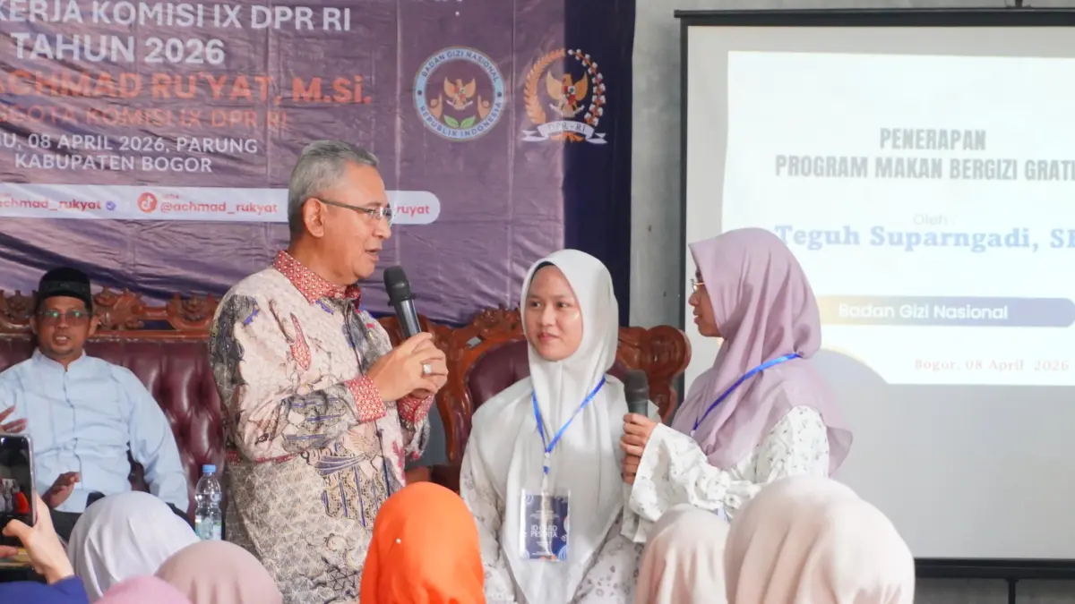 Sosialisasi MBG di Bogor. Achmad Ru’yat: Ini Investasi Masa Depan Bangsa Makan Gratis