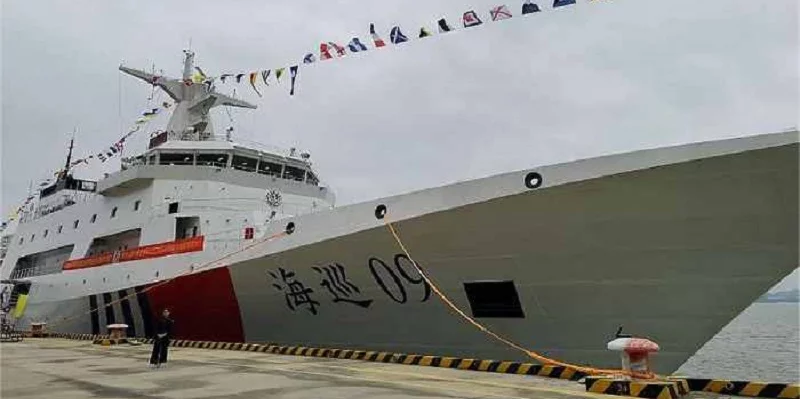 Beijing Kerahkan Kapal Patroli Maritim Raksasa Haixun 09 di Laut China Selatan